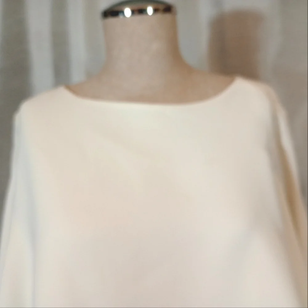 Chico's Blouse, Women, Ivory, Sleeves Butterfly Sleeves,Layers, 1 Chico/ M. USA - Picture 9 of 10